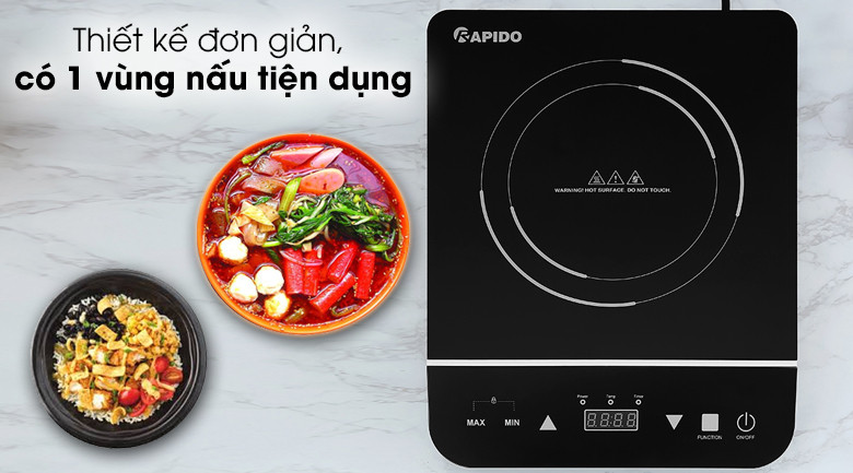 Bếp từ đơn Rapido RI2000ES