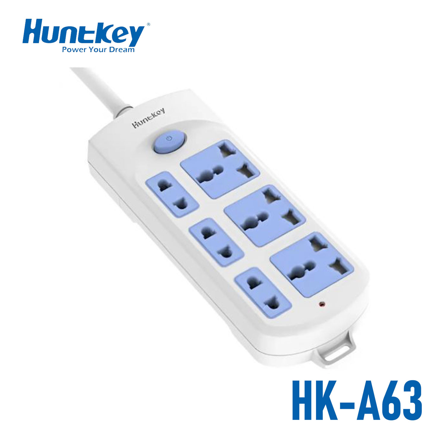 Ổ cắm điện đa năng Huntkey HK-A63