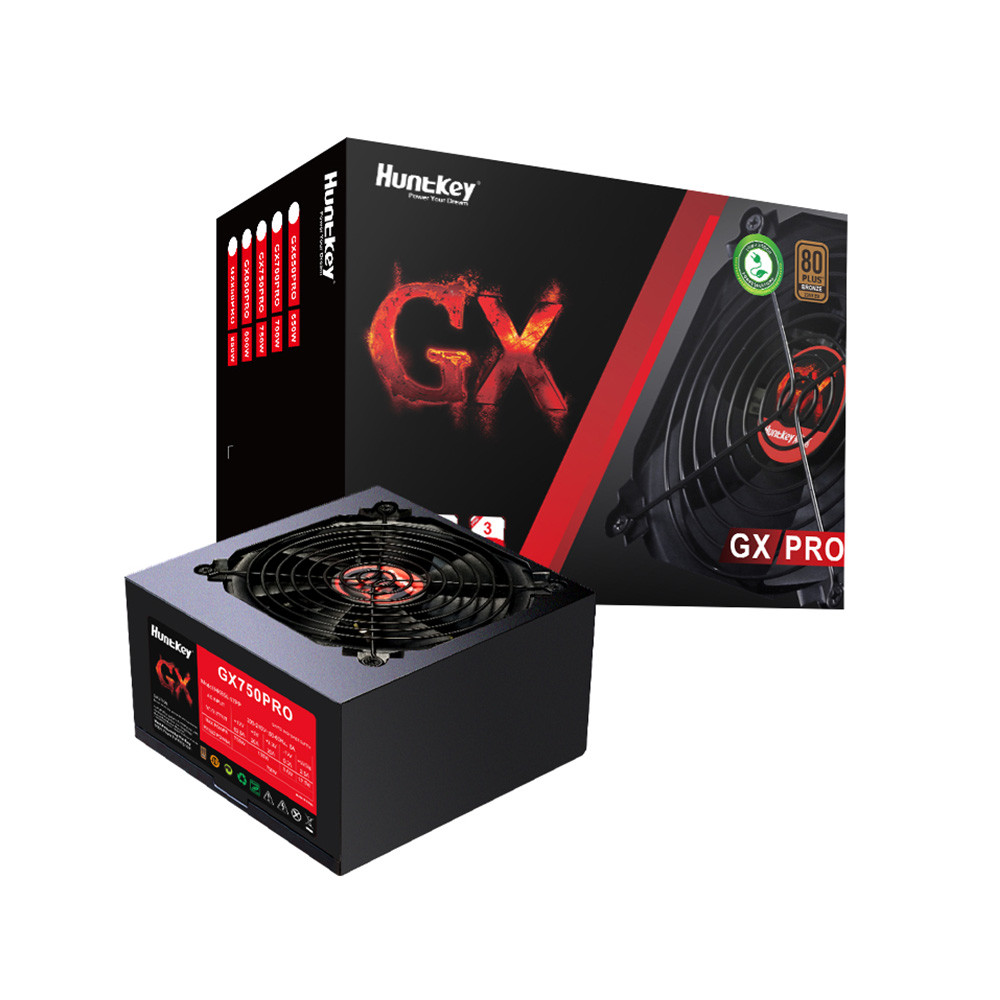 Nguồn máy tính Huntkey GX750PRO - 750W 80 Plus Bronze