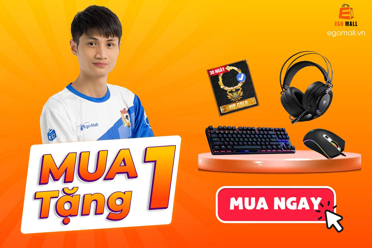 mua 1 tặng 1, tặng VIP GOLD