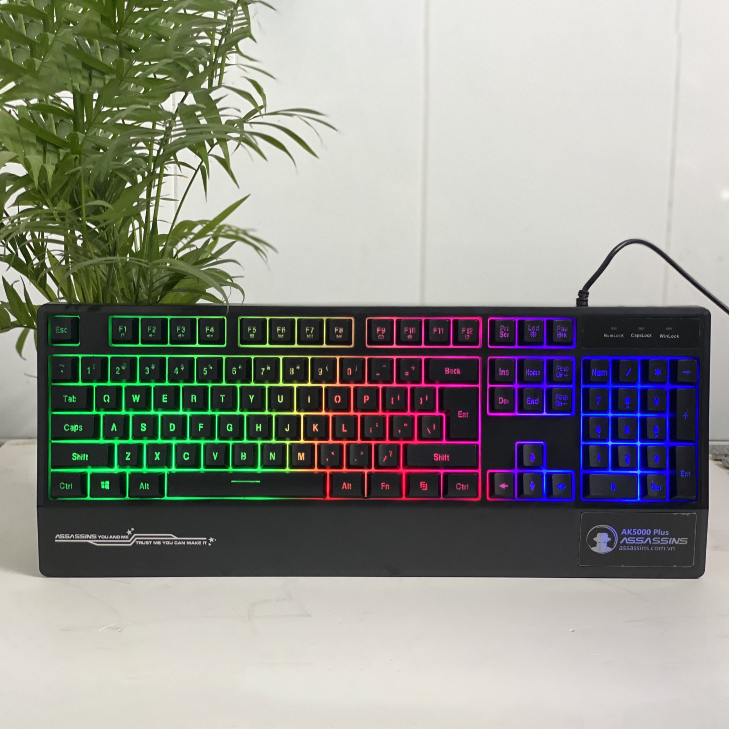 Bàn phím Gaming có dây Assassins AK5000 Plus