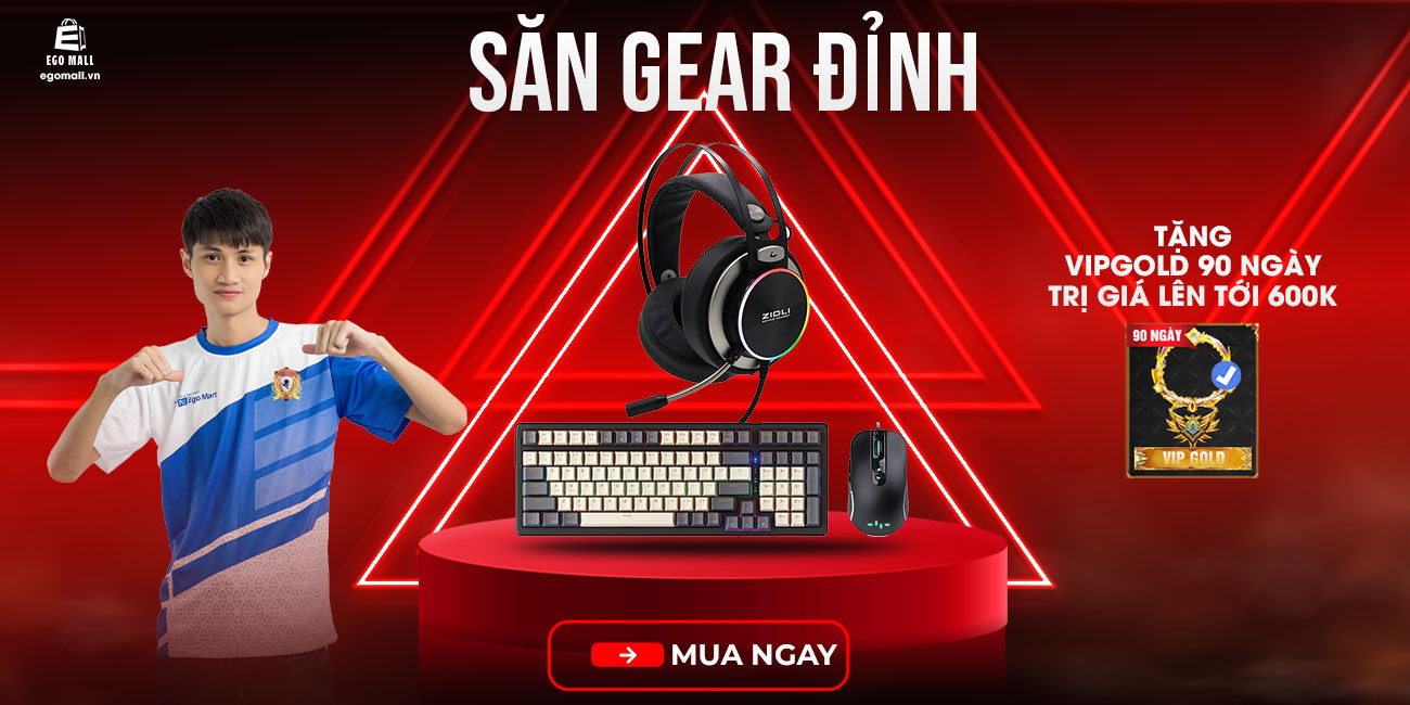 Combo Game Gear-Tặng VIP GOLD Lên Đến 90 ngày trên EGO PLAY