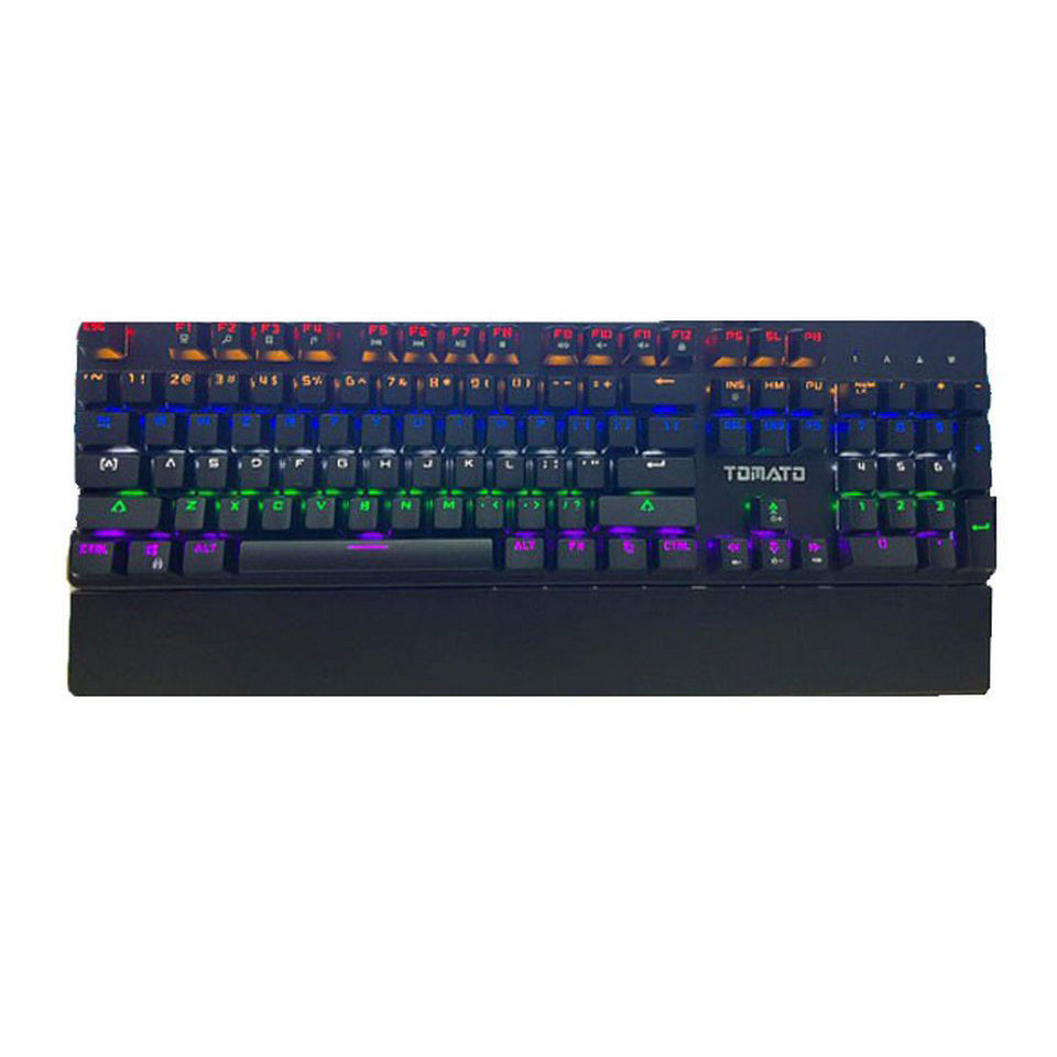 Bàn phím cơ có dây Tomato S260 LED Rainbow